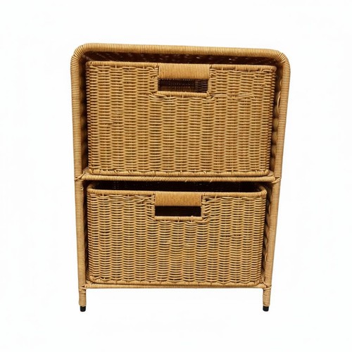 Rattan nachtschrank handarbeit - rattan,