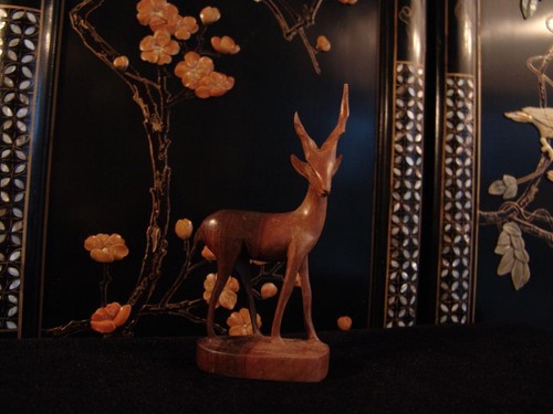 1960 teak holz antilope - teak,