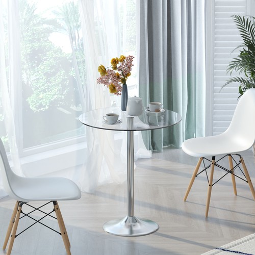 Metall runder esstisch bistro - metall,